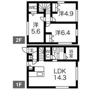 アリエッタB棟の間取り画像