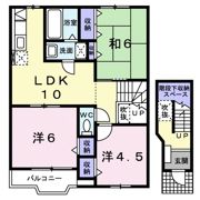 ローレンセ A棟の間取り画像