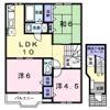 ローレンセ A棟の間取り画像