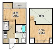 MODERN PALAZZO 福田町Bの間取り画像