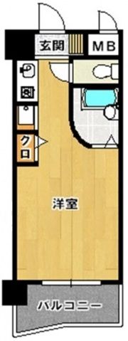 ルネス・ロワール天神サウスの間取り画像