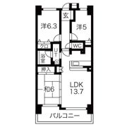 元今泉レジデンスの間取り画像