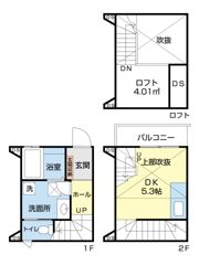 La gr?ce弐番館（旧名称：センテニアル五日市駅前）の間取り画像