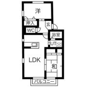 ファミール前田B棟の間取り画像