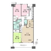パークハウス豊田多摩平の間取り画像