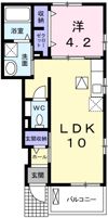 ミモザの間取り画像