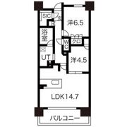 ザ・プラセシオン名古屋駅の間取り画像