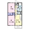 ヴィレッジ龍馬 Cの間取り画像