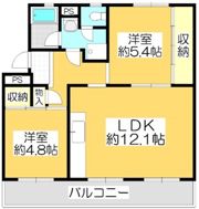 ヴィラナリー屋島6号棟の間取り画像