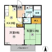 アインマール Dの間取り画像