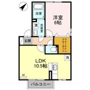 セジュール宮前 壱番館/弐番館の間取り画像