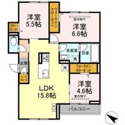 サン・クレールの間取り画像