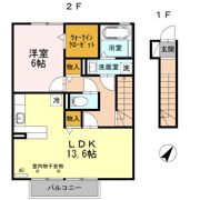 Ju．eiyu Mita Ⅱの間取り画像