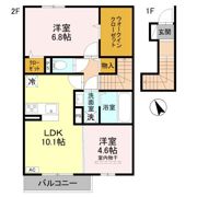 D-ROOM 天が岡の間取り画像