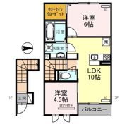 シャルム フルーレⅡの間取り画像