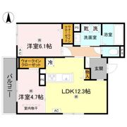RETORIA瓦口EASTの間取り画像