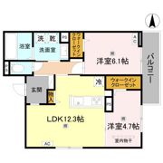 RETORIA瓦口EASTの間取り画像