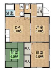 Arcadia金田の間取り画像