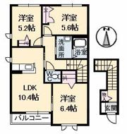オレンジコート・フジ B棟の間取り画像