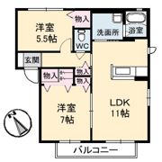 CHOW HOUSE（チャウハウス）の間取り画像
