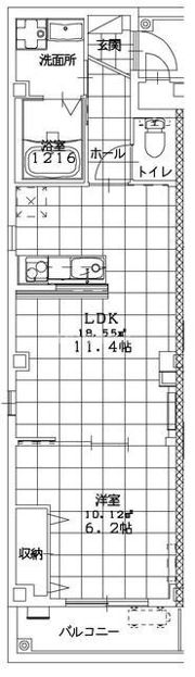 マリナージュ藤崎の間取り画像