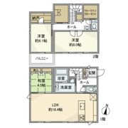 荒川本郷戸建の間取り画像