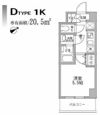 パークフラッツ横濱平沼橋の間取り画像