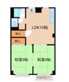 コスモハイツの間取り画像