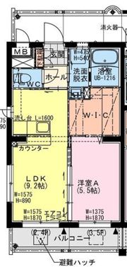 ソレアード権現の間取り画像