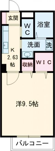 イーストハイコーポ西中原の間取り画像