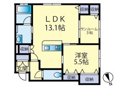 ファーストストーリーⅠの間取り画像