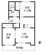 ルボア平喜Bの間取り画像