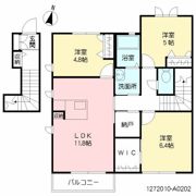 シャーメゾンひまわりの間取り画像