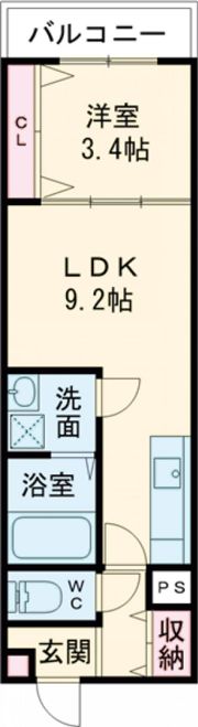 LE COCON 一宮Ⅸの間取り画像