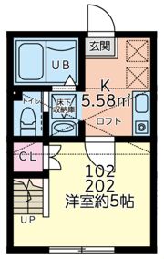 シティハイツ程久保の間取り画像
