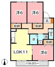 セジュールグリーンの間取り画像