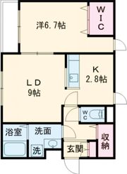 シュクル七重浜の間取り画像