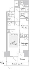 ネベル仙台一番町recentの間取り画像