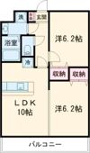 エイブル春日の間取り画像