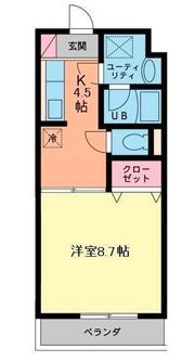 ラポールの間取り画像