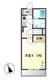 フルール(Fleur）の間取り画像