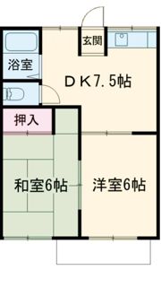 ユトリロ本野町Aの間取り画像