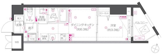 ZOOM練馬高野台の間取り画像
