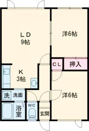 ハウスナガタBの間取り画像