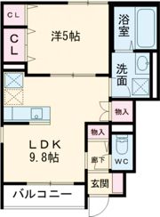 アムール東福生の間取り画像