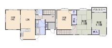 府中町戸建ての間取り画像
