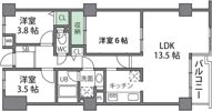プライムアーバン千歳烏山の間取り画像