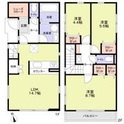(仮称)狛江市猪方4丁目戸建B棟の間取り画像