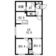 Montagne南9条(モンターニュ南9条)の間取り画像