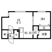 Montagne南9条(モンターニュ南9条)の間取り画像